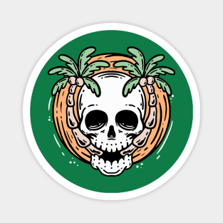 Skull Paradise Magnet